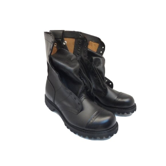 Corcoran Men's 10" Leather Side Zip Combat Boots 985 *Made In USA* Black 9M - Picture 1 of 8